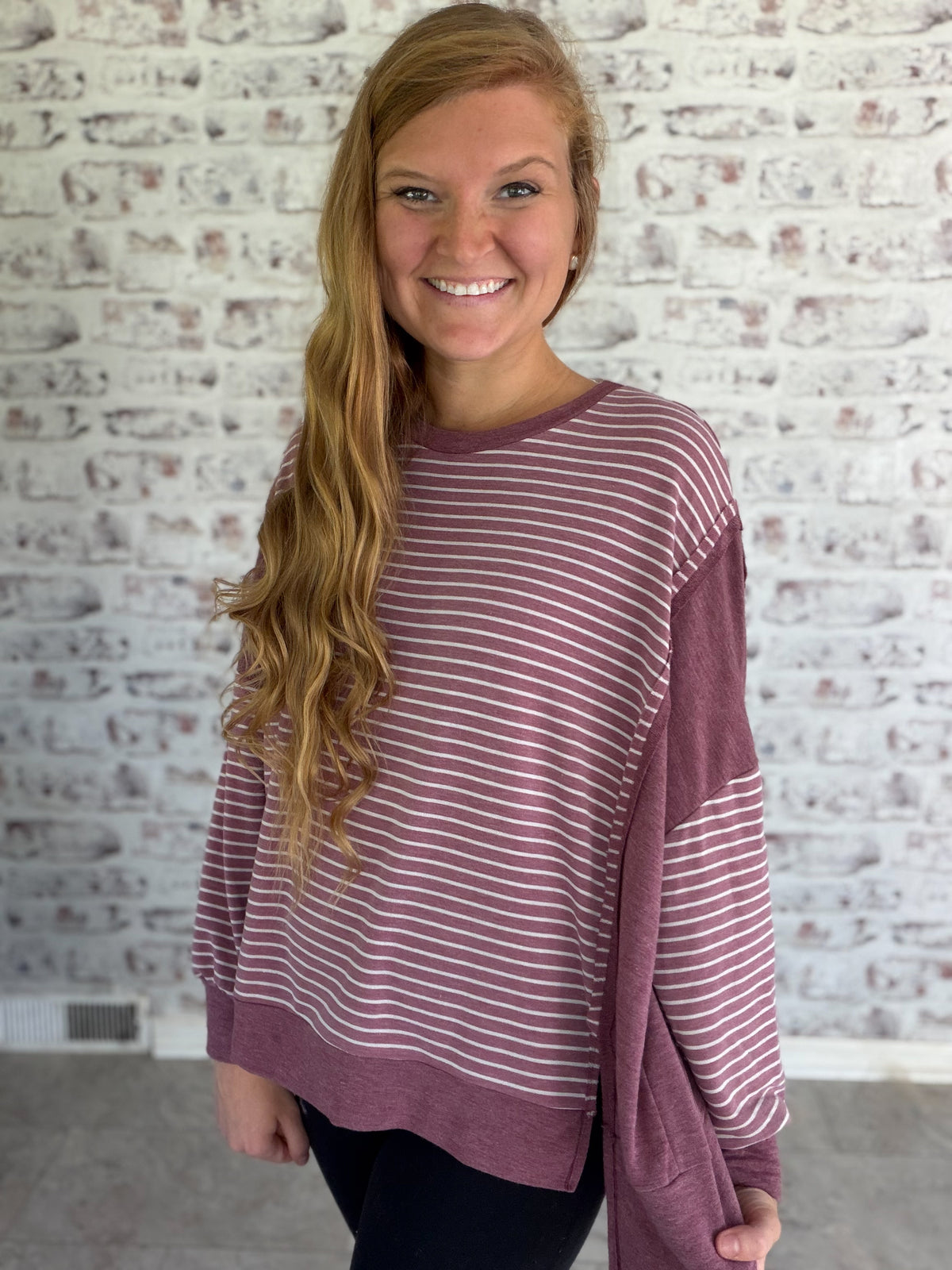 Weekend Uniform Striped Top