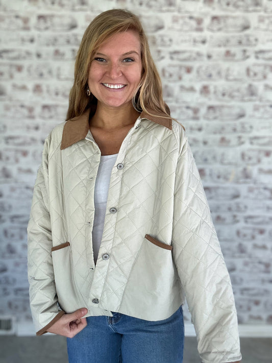 Harbor & Haven Quilted Barn Jacket