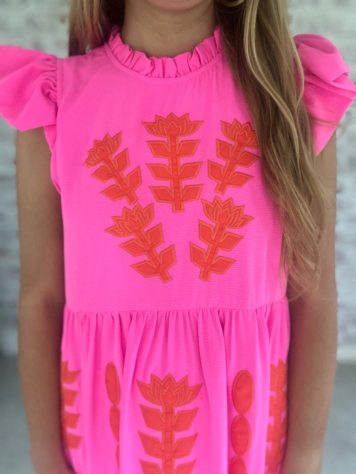 Petals in Paradise Tiered Midi Dress