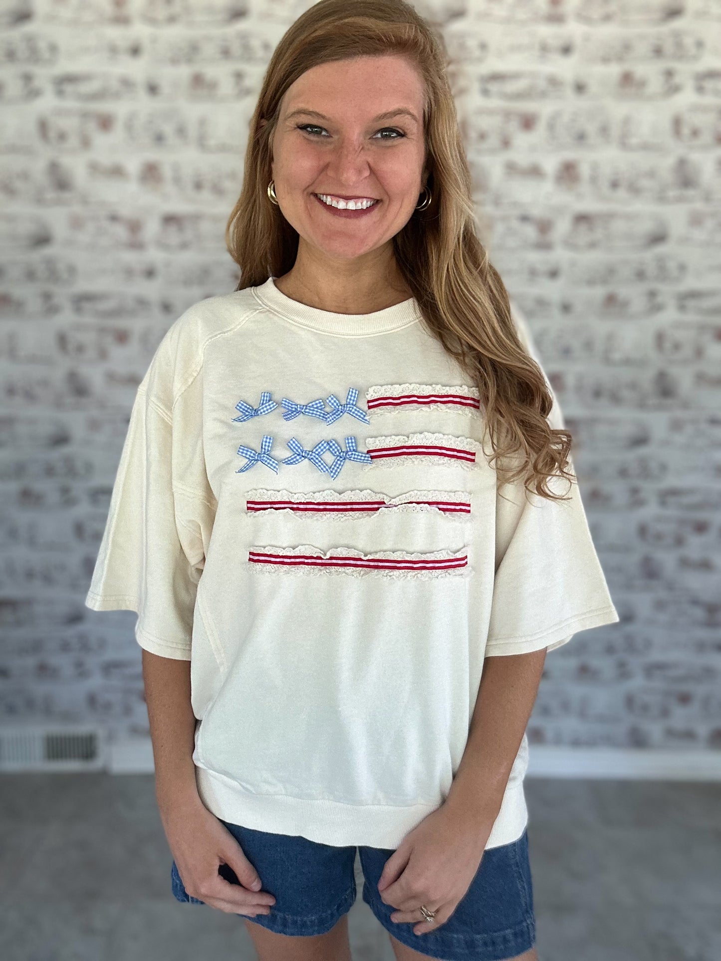 American Honey Flag Top
