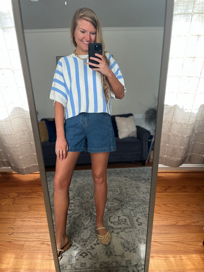 Summer Road Trip Striped Top