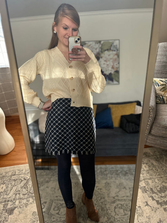 Comfort and Joy Cable Knit Cardigan