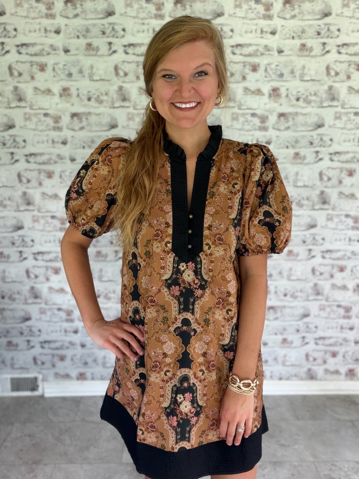 Tapestry Hall Mini Dress