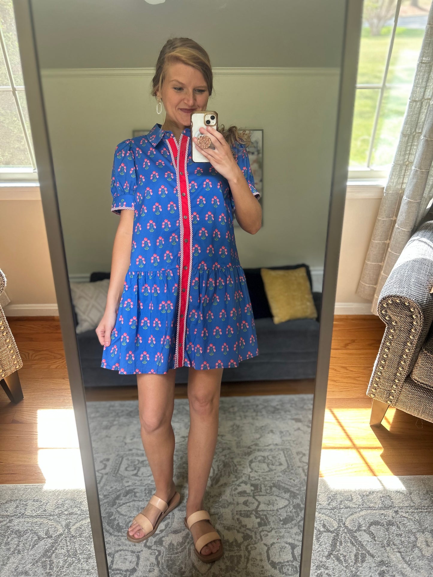 Colette Collared Mini Dress