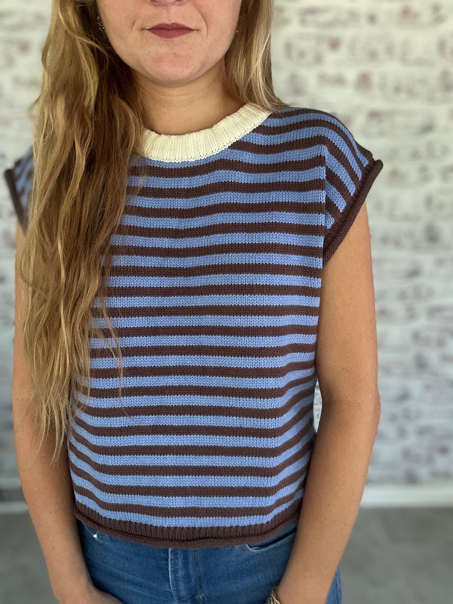 Rowe House Knit Striped Top
