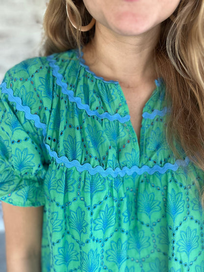Palm Springs Breeze Eyelet Dress