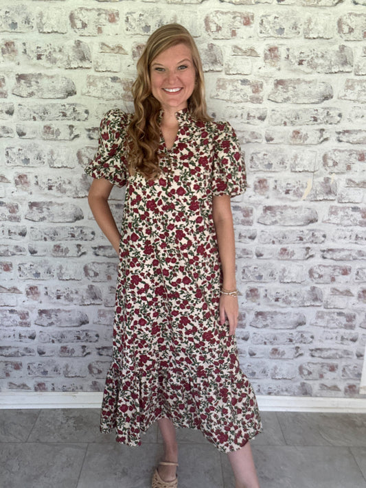 Orchard Hour Floral Dress