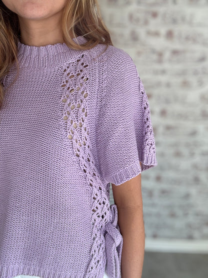 Lavender Haze Knit Top