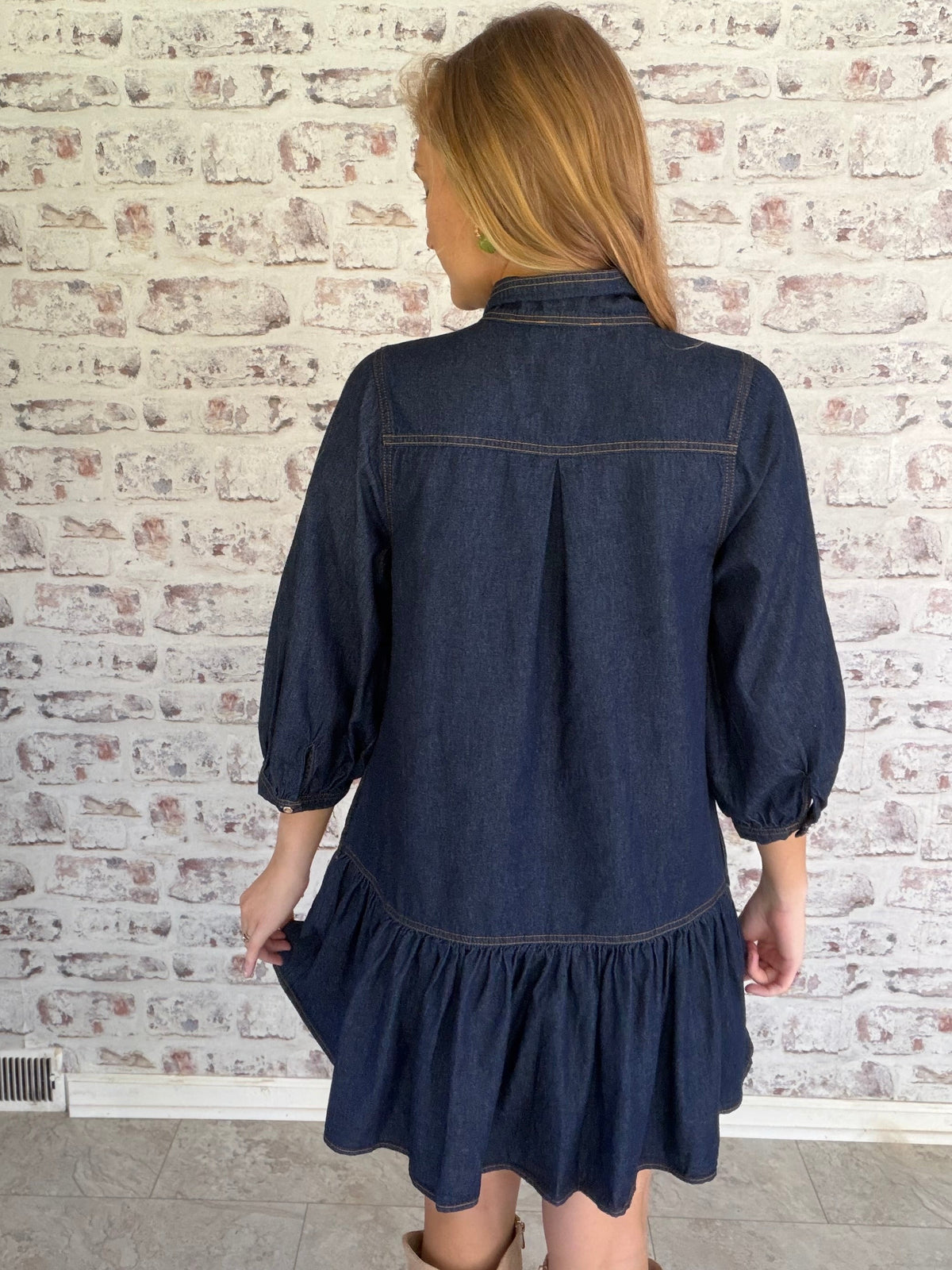 Blue Jean Belle Mini Dress