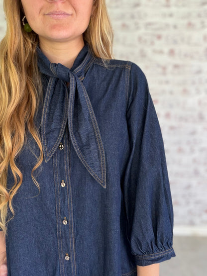 Blue Jean Belle Mini Dress