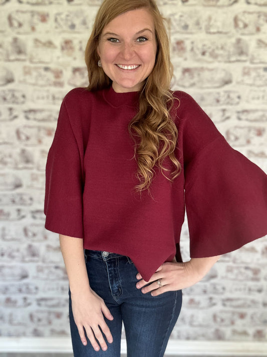 Flaunt & Flow Bell Sleeve Sweater