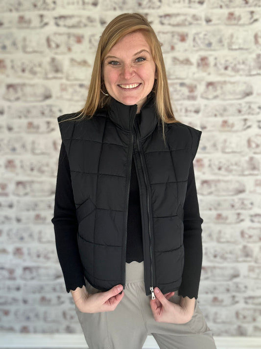 Winter Crisp Puffer Vest