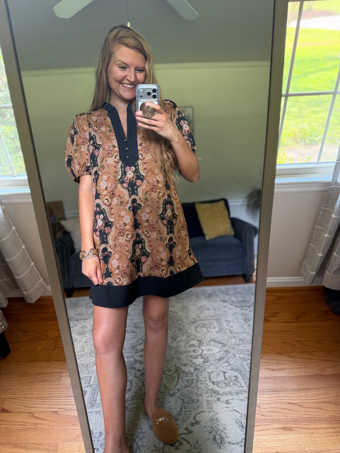 Tapestry Hall Mini Dress