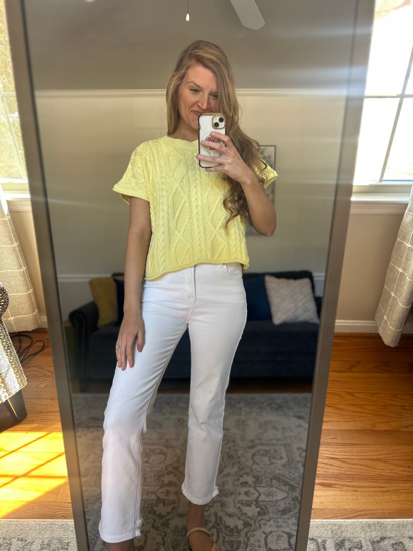 Fresh Start Cable Knit Top