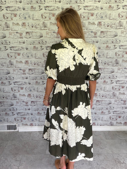 Best Dressed Zipper Midi Dress