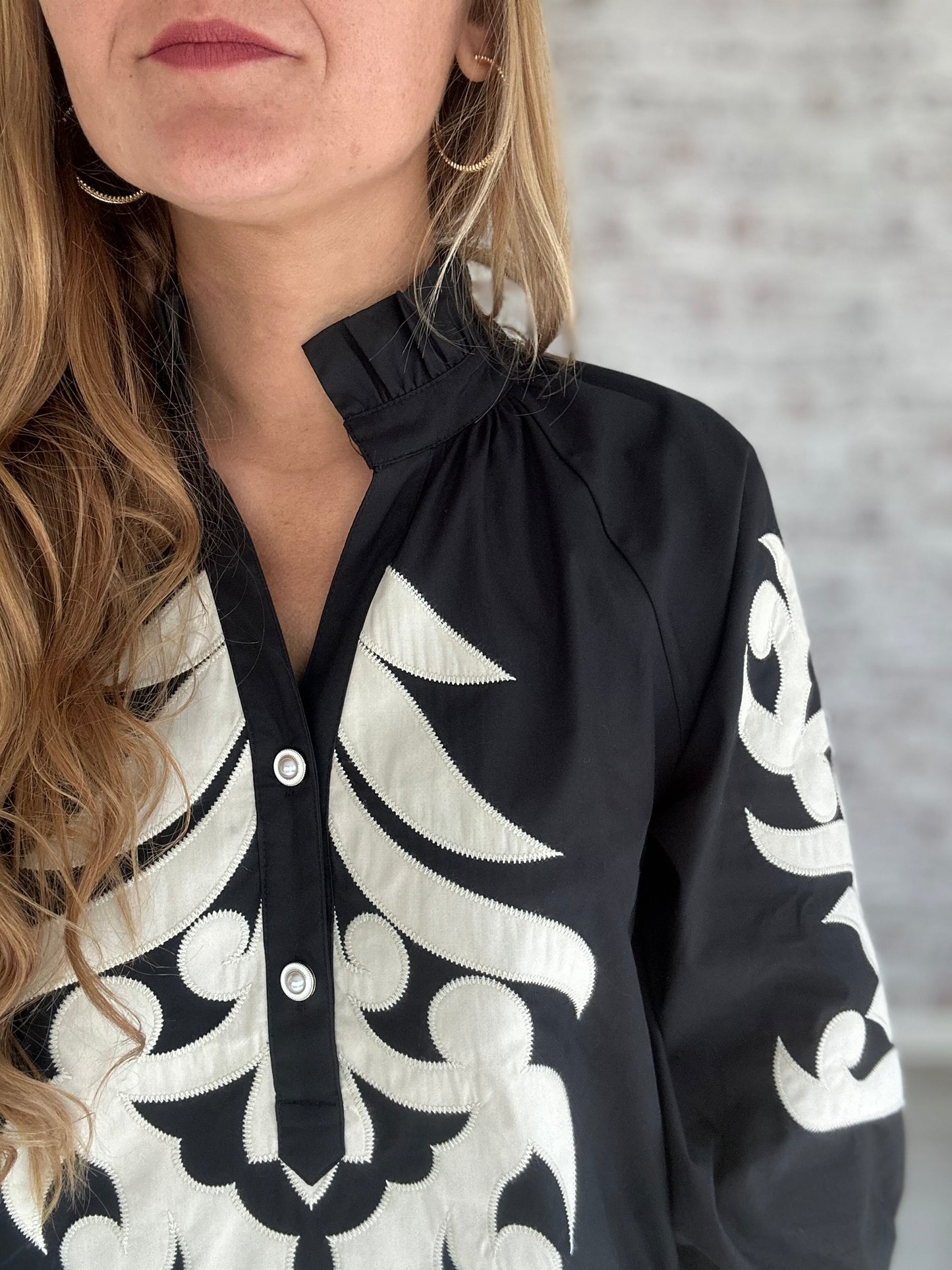 Damask Afternoon Mini Dress
