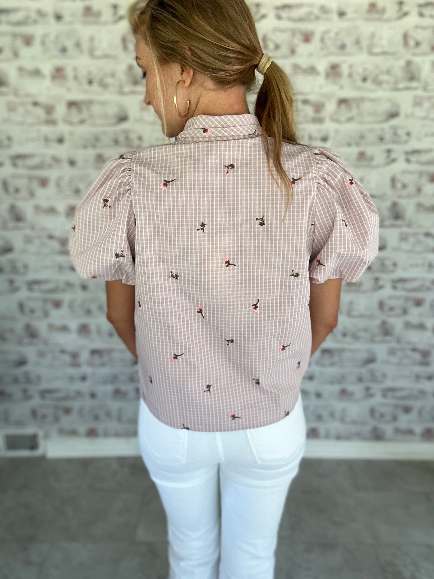 Hostess Favorite Embroidered Top