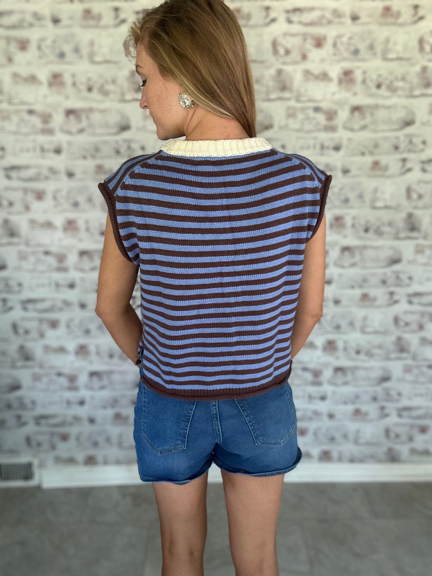 Rowe House Knit Striped Top