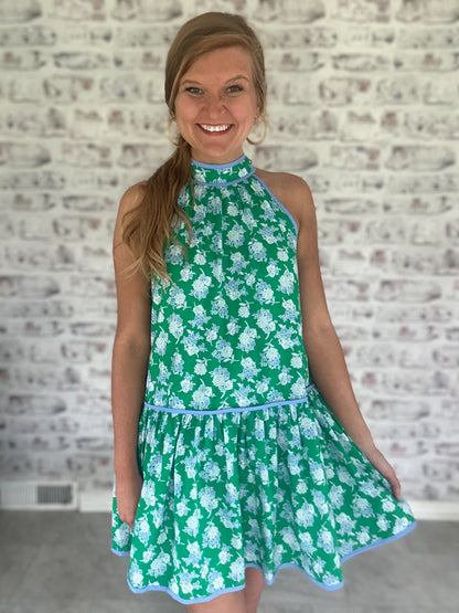 Summer in the City Halter Dress