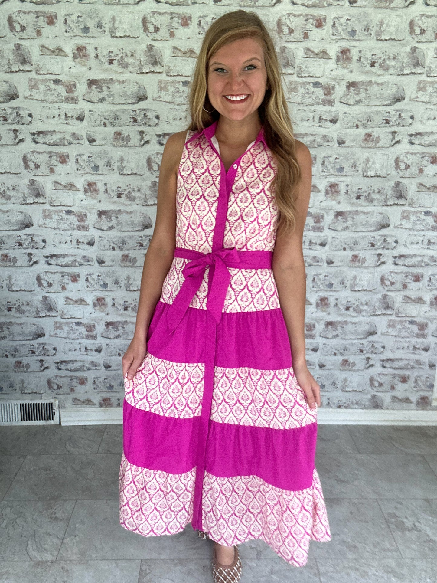 Highgarden Gathering Tiered Midi Dress