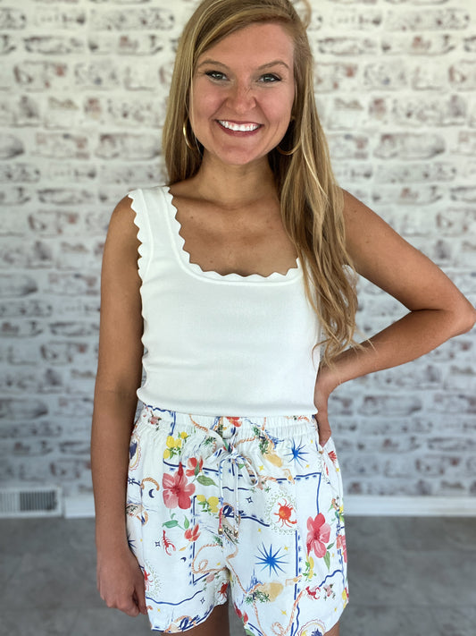 Finishing Touch Scalloped Tank