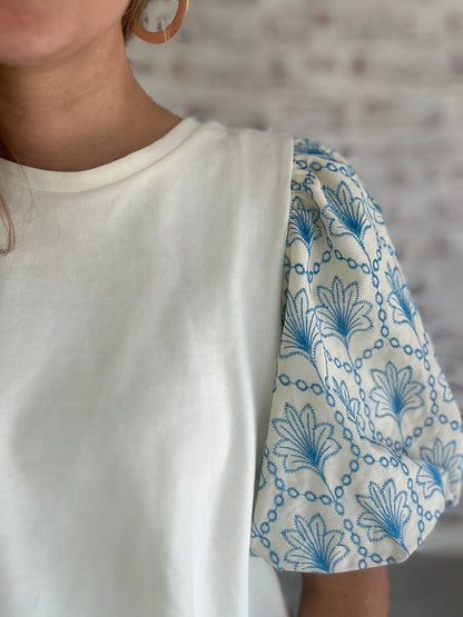 Eloise Eyelet Puff Sleeve Top