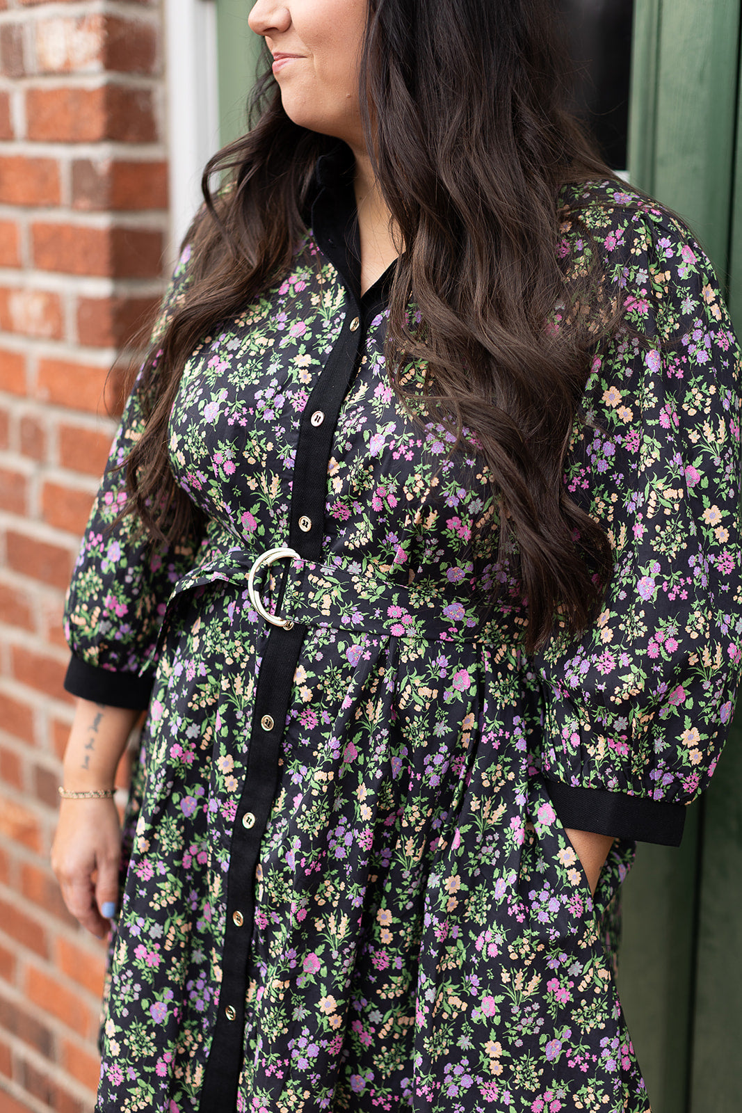 Bloomcore Collared Mini Dress