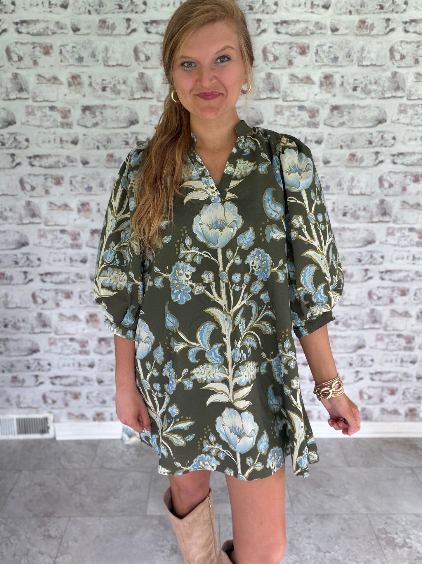 Botanical Invitation Mini Dress
