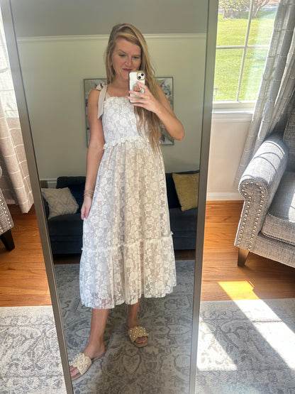 Timeless Romance Lace Maxi Dress