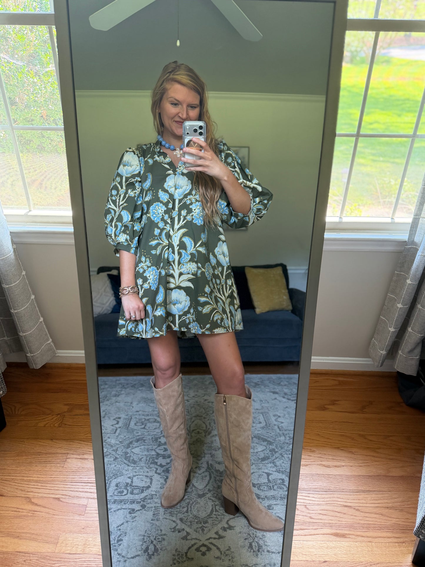 Botanical Invitation Mini Dress