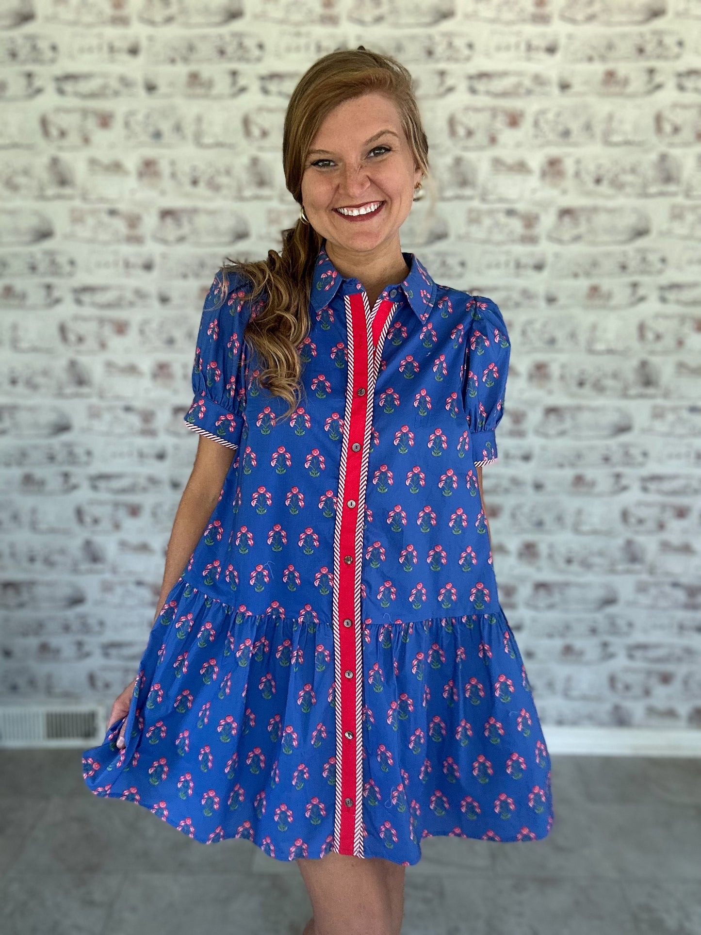 Colette Collared Mini Dress