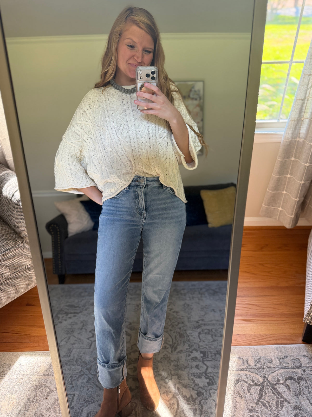 Fireside Cable Knit Sweater