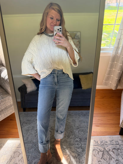 Fireside Cable Knit Sweater
