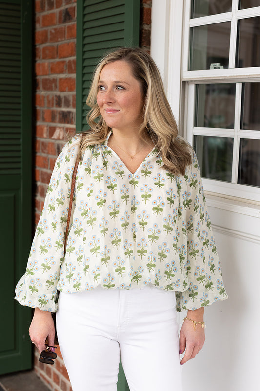 Coralie Spring Floral Blouse
