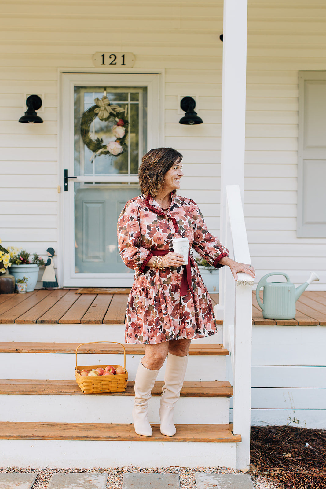 Scarlet Season Floral Mini Dress