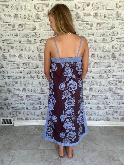 Dinner On Main Contrast Midi Dress