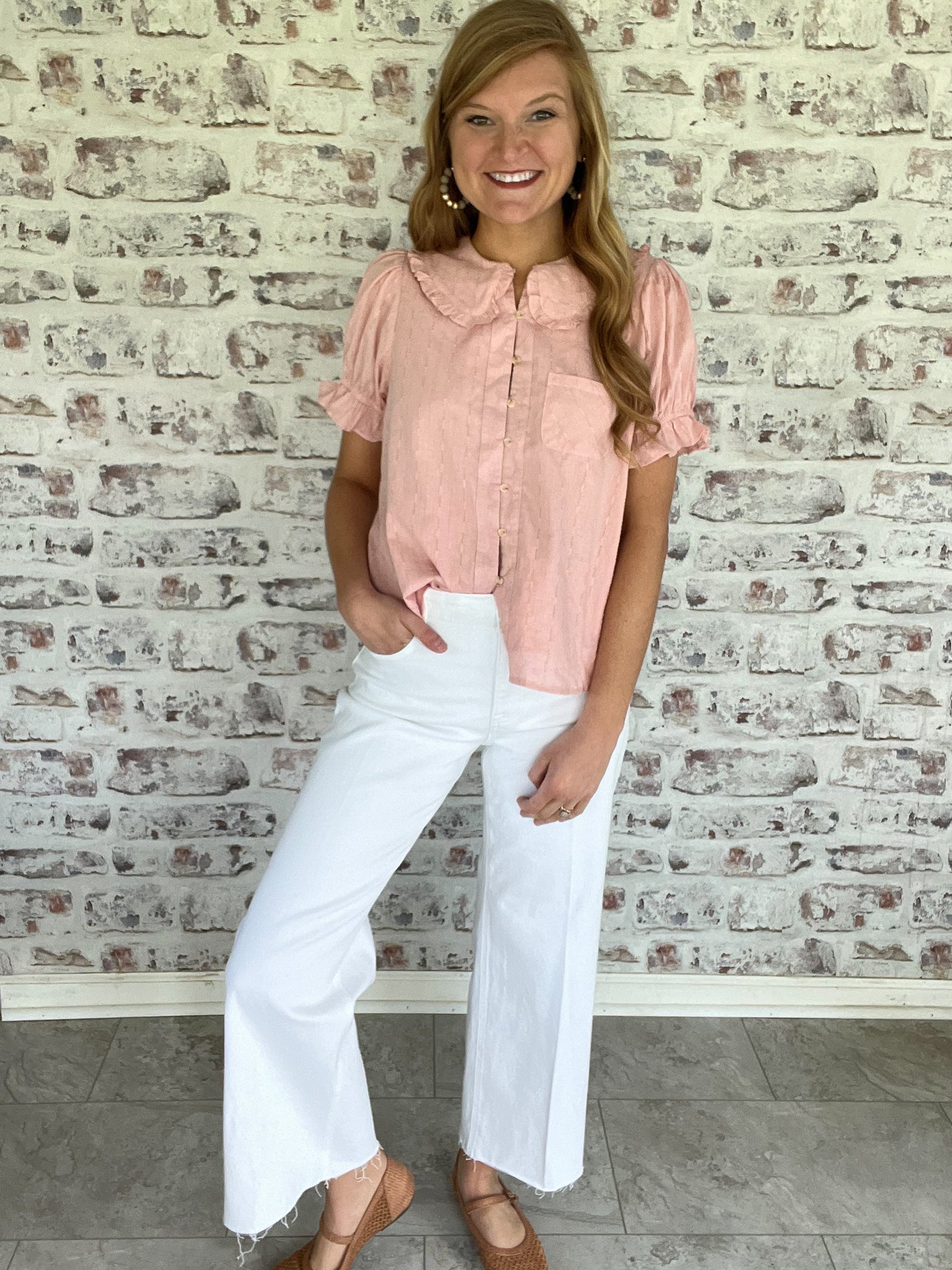 High Rise Wide Leg Ankle Jeans