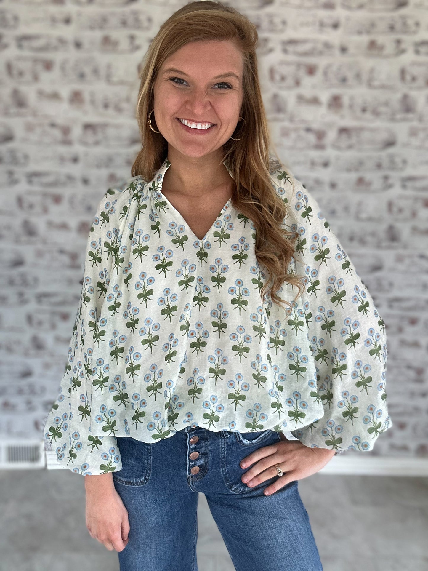 Coralie Spring Floral Blouse
