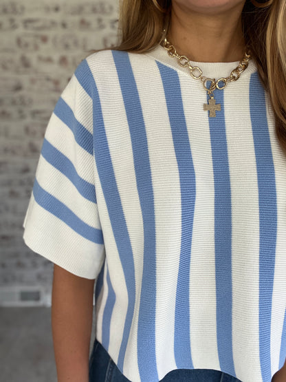 Summer Road Trip Striped Top