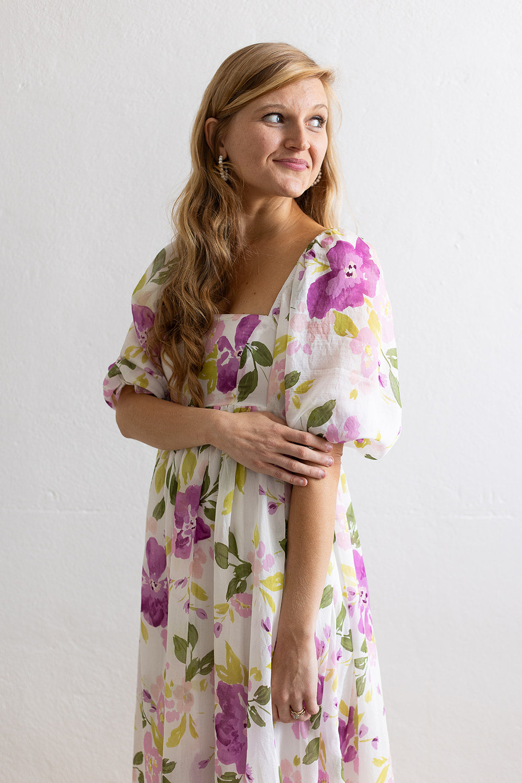 Ever After Floral Maxi Baby Doll Dress