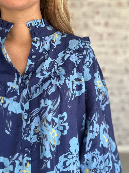 Briarview Ruffle Floral Blouse