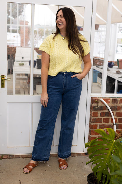 Fresh Start Cable Knit Top