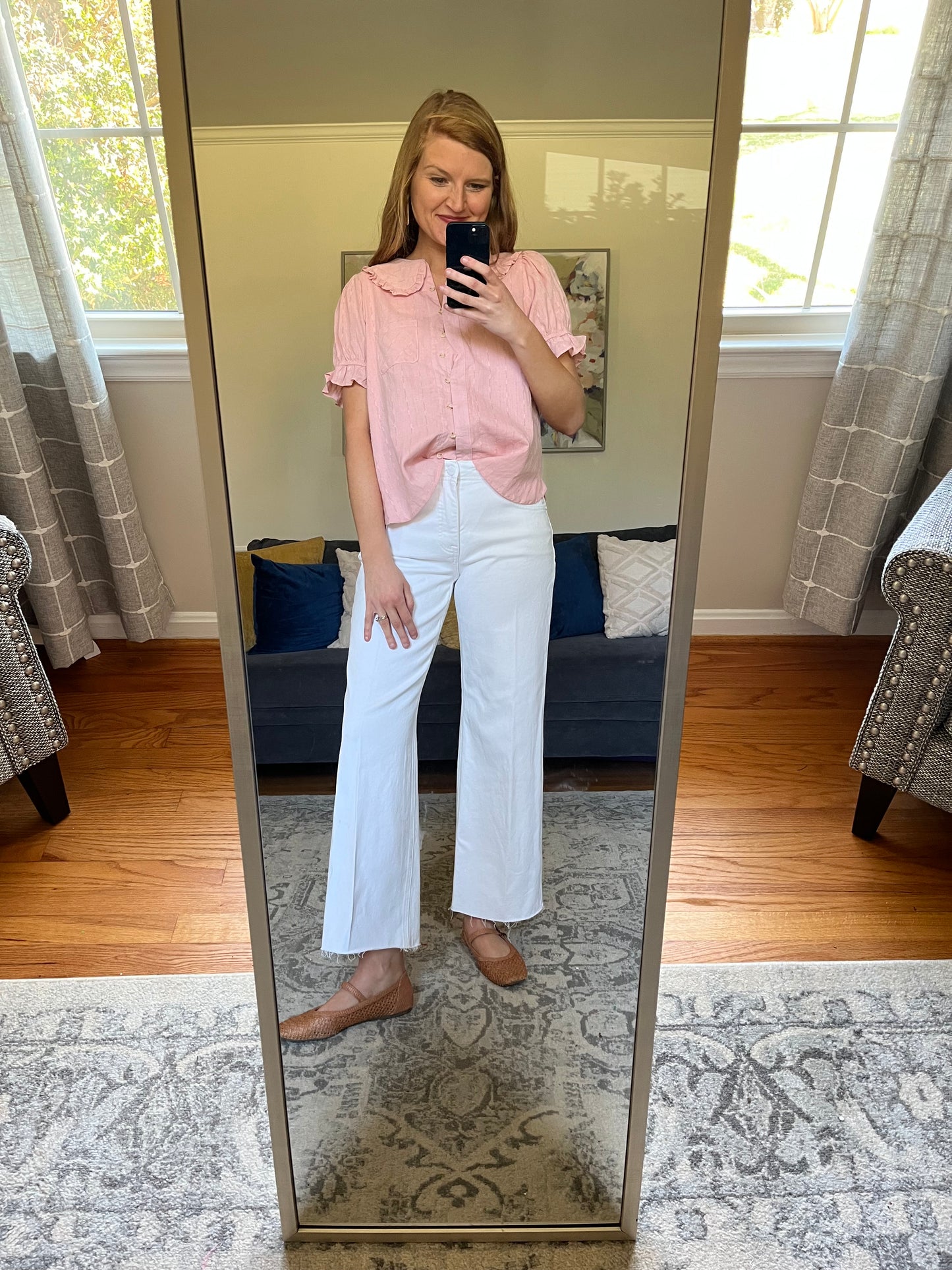 Lottie Collared Button Down Top
