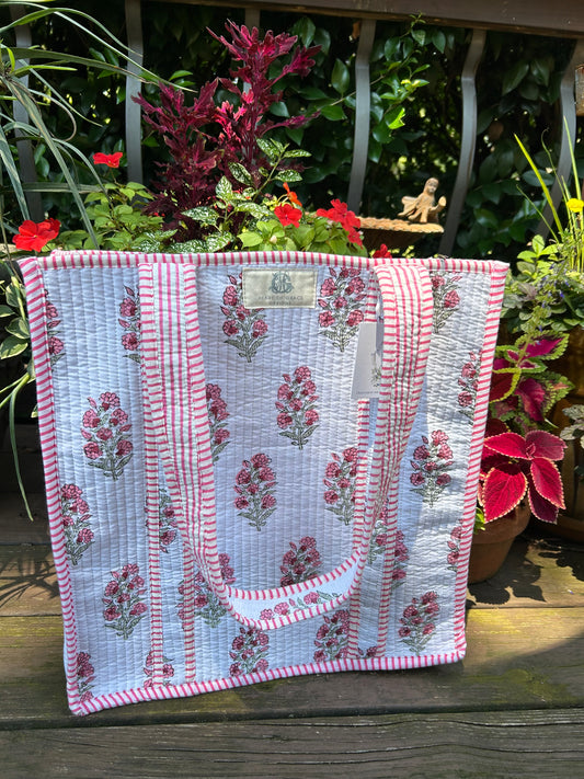 Market Bloom Quilted Tote