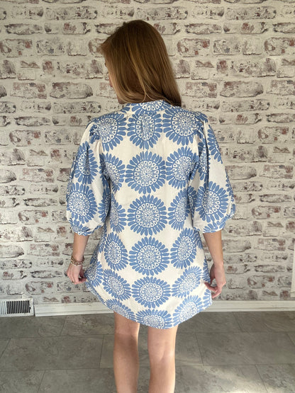 Calm & Collected Mini Shift Dress