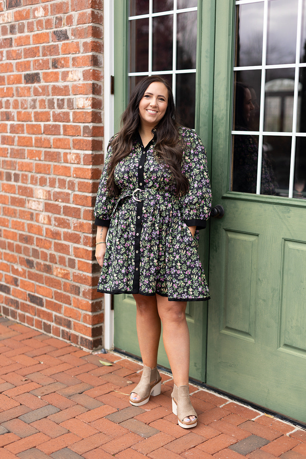 Bloomcore Collared Mini Dress