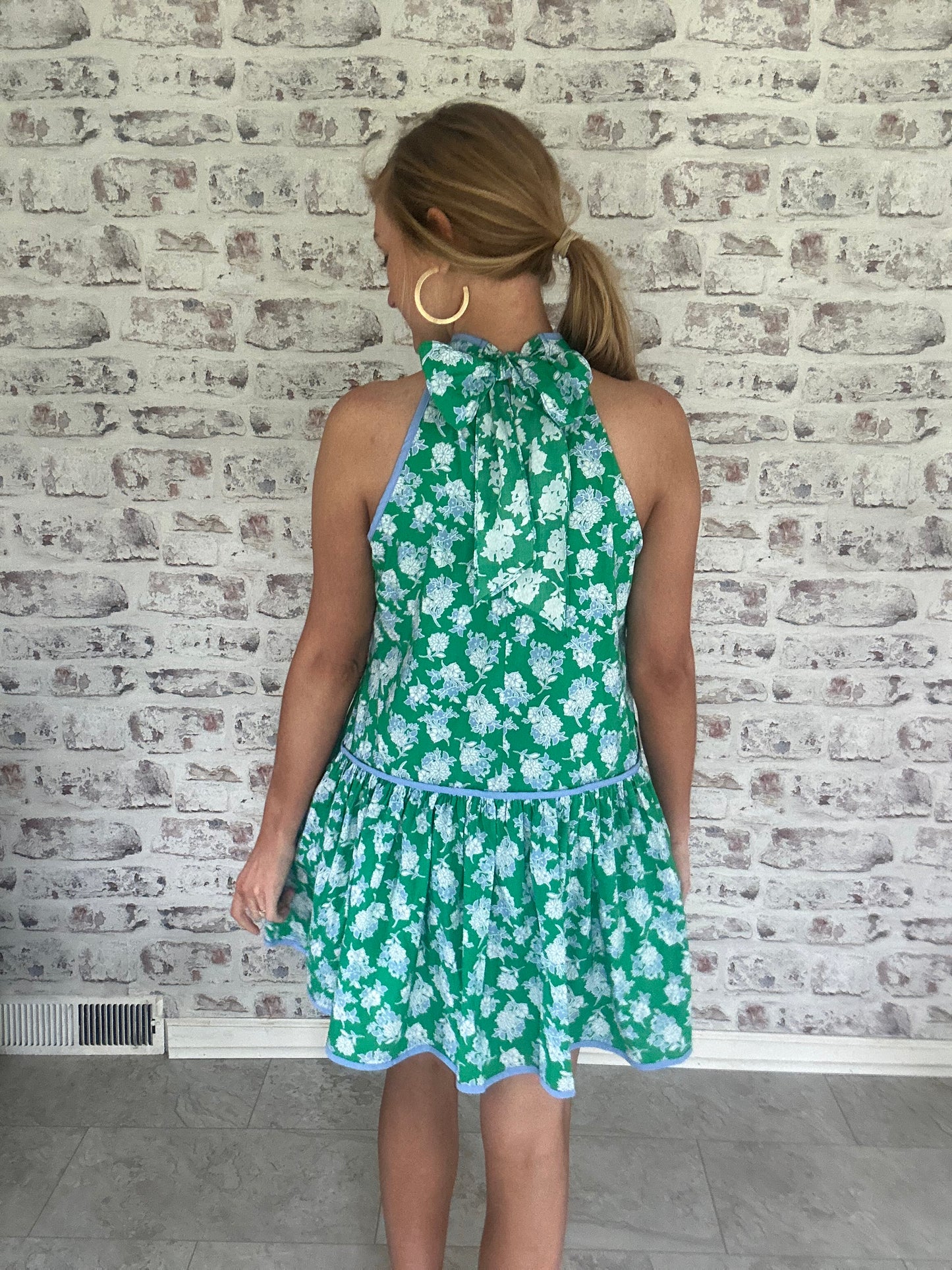 Summer in the City Halter Dress