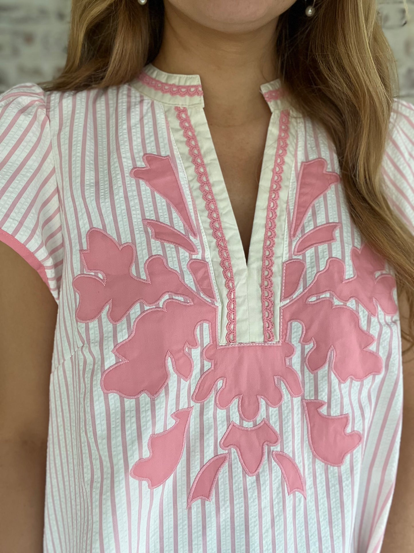 Pretty Plans Striped Blouse