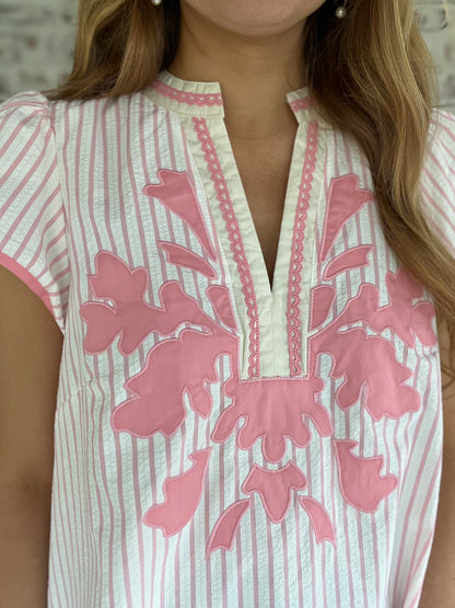 Pretty Plans Striped Blouse
