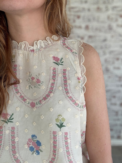 Briar Rose Embroidered Tank